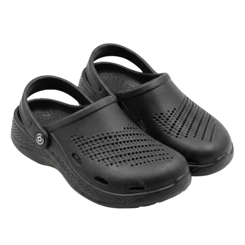 Mens Classic Casual Clogs with Adjustable Back Strap | Waterproof Anti-Slip Sports Sandals | All-Weather Non-Slip Daily Mules for Mens-image-2