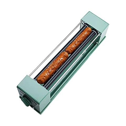 Hot Dog Roller Machine, Multifunction Sausage Grill Cooker Machine, Perfect for Breakfast Sausages, Taquitos, Egg Rolls Commercial and Household for Children, Adults ( Size : B ) Cover