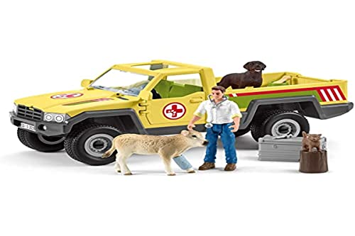 Schleich Farm World Tierarztbesuch auf dem Bauernhof Spielfigur