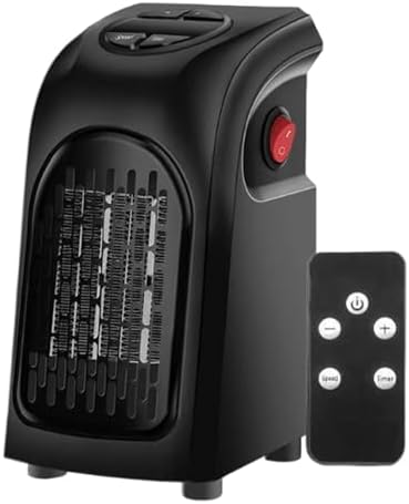 Room Heater | Small Bedroom Heater,400W Wall-Outlet Air Heating Fan for Living Room Apartment Basement Workshop Study Garage Homeowners Office