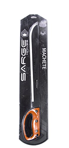 Sarge Knives SK-950 Jungle Expedition Machete Full Tang Blade with Saw Tooth Back