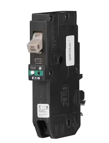 CHFP120AF AFCI Circuit Breaker, 20 Amp, 1 Pole, 120V, Arc Fault Protection, Plug-On Neutral Style, Residential Electrical Breaker (1 Unit)