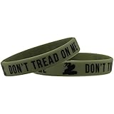 EAGLE CREST Don't Tread On Me Gasden Wristband. Green