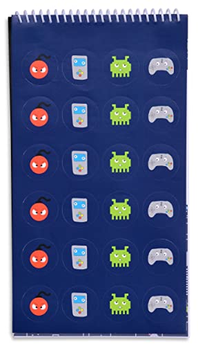 Iscream Seal And Send 40 Sheet Stationery Note Card Pad With Seals - Gamer Glitch #TOP4