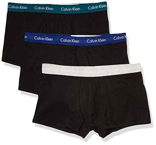 Image of Calvin Klein Cotton Stretch 3 Pack Low Rise Trunks