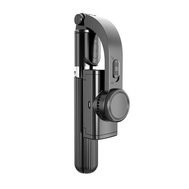 Leapiture Phone Vlogging Holder Aluminum Alloy Plastic Holder Phone Balance Stick with Conceal Tripod Anti Shake 360 Degree Rotation for Selfie Video...