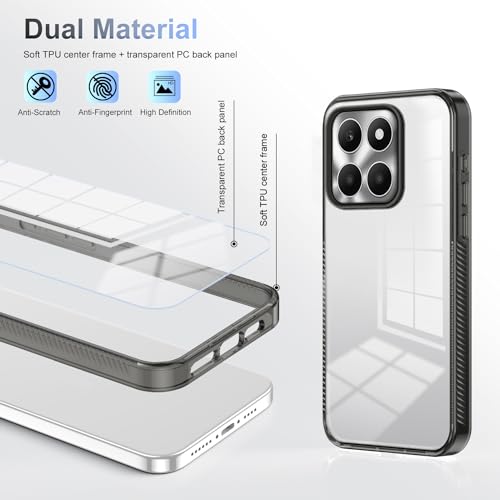 Coque Honor X6a antichoc transparente rigide pour éviter les rayures et chutes - 3