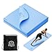 HAPBEAR Foldable Yoga Mat - 72"x24"x0.24" (6mm), Non-Slip TPE Exercise Mat for Home Workout, Yoga, Pilates,Stretching, & Travel, Durable & Eco-Friendly, Includes Carry Bag