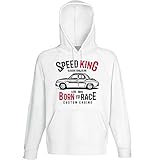  Teesandengines Men\'s Renault Ondine Speed King White Hoodie Size XLarge