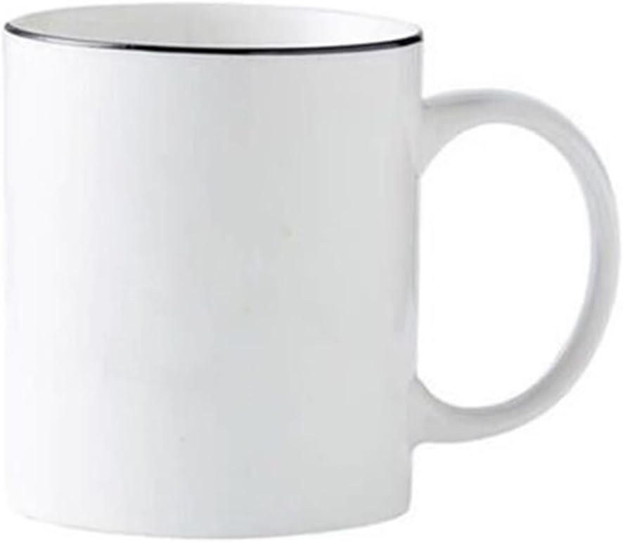 Coffee Cup Ceramic Creative Fashion Nordic Style Simple Mug Black Line Mug Cup Water Milk Coffee Milk Breakfast Cup Tea Cup