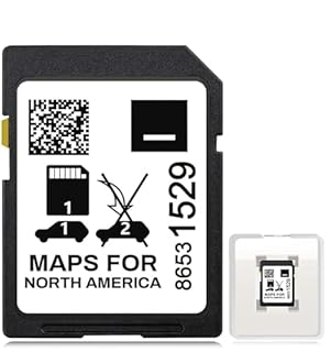 Latest Version Navigation SD Card Compatible with GM Vehicles, 86531529 Map Update fit for GMC, Chevrolet, Cadillac and Buick