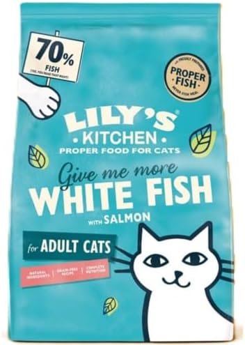 Lily's Kitchen Adult Fabulous Fish and Healthy Herbs Dry Complete Cat Food, 800g