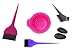 Maya Beauty Hair Dye Set Kit Assorted Colors (5pcs Hairdressing Brushes Bowl Combo Salon Hair Color Dye Tint DIY Tool Set Kit), hair brush, professional, easy to apply, applicator, quick color