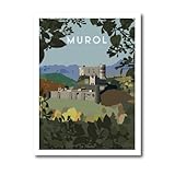 Un objet décoratif idéal pour les amoureux du Puy-de-Dôme, les passionnés de patrimoine local et les amateurs de design graphique.