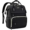 LOVEVOOK Mochila para laptop para mujer, Negro -, 15,6 pulg.