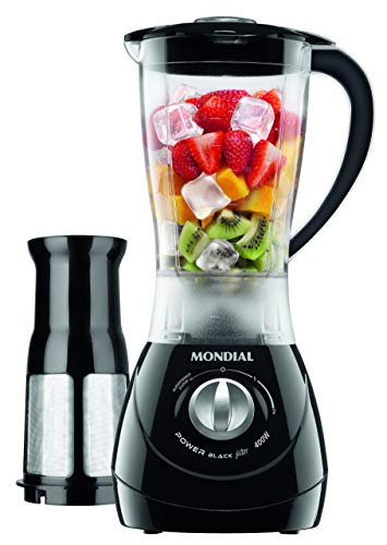 Liquidificador Power 2 Black 500W, Mondial, L-38, 220V