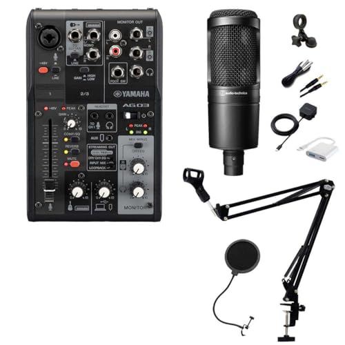 【配信フルセット】YAMAHA AG03 / AT2020 /Apple他セット 配信フルセット】YAMAHA AG03 / AT2020 /Apple他セット - メルカリ