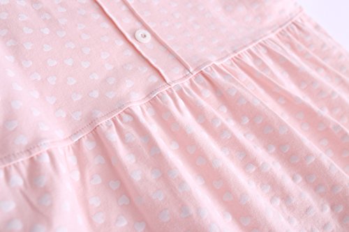Zegoo Kids Girls Short Sleeve Mauve Sleep Dress Nightgown #TOP3