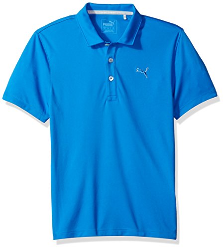 PUMA Golf 2017 Boy's Pounce Polo, French Blue, Small