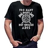 Photo Gallery broiderstudio too many idiots not enough axes t-shirt maglietta per uomo nera size 3xl Photo Gallery broiderstudio too many idiots not enough axes t-shirt maglietta per uomo nera size 3xl