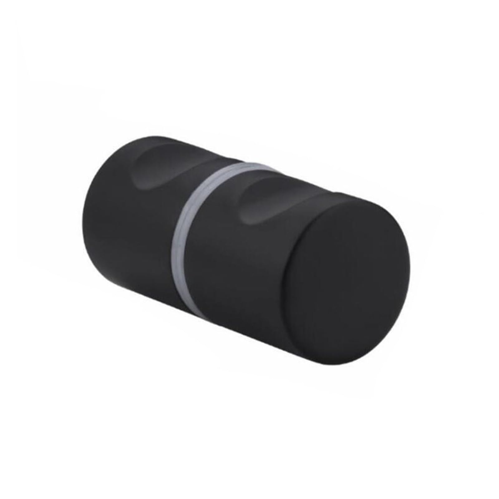 PPQIRU 2pcs Kitchen Hardware Bathroom Glass Door Knob Wardrobe Pulls Shower Handle Cabinet for Shower Door(Black-C)