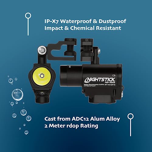 Nightstick Nsp-4650B Helmet Mounted Multi-Function Led Dual-Light Flashlight, One Size, Black #TOP7