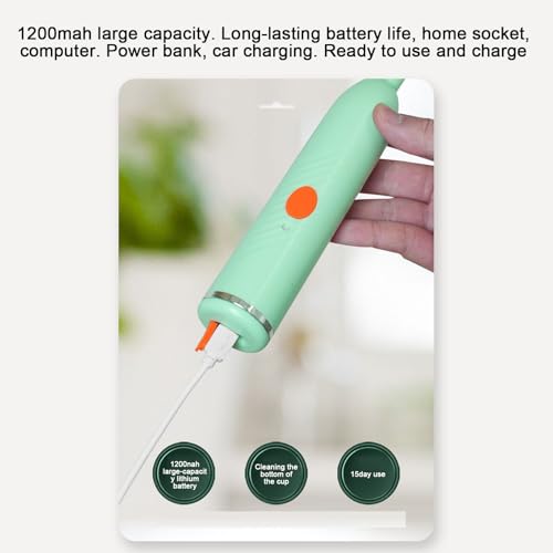 Brosse de nettoyage électrique éliminant les résidus de lait dans les biberons