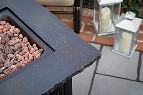 Endless Summer 30" Outdoor Propane Gas Rock Top Fire Pit (Lava Rocks) #TOP1