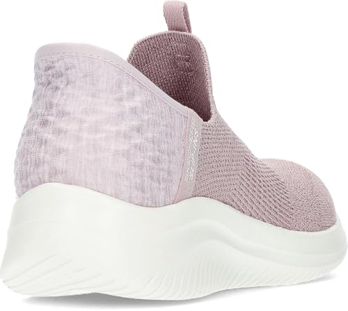 Skechers Skechers Women's Ultra Flex 3.0 Smooth StepSneaker, Mauve Knit Jersey Trim, 6 US