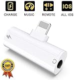 🎧【Servicio Satisfactorio】IMBCYL para iPhone Auriculares Adaptador - Ofrecemos una garantía del producto: 48 meses. Si tiene alguna pregunta sobre la calidad del producto, Por favor contáctenos, Obtendrá un nuevo adaptador o una solución satisfactoria. [Nota: este adaptador no admite funciones de llamada, carga y control de música.]