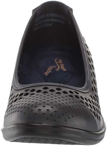 Easy Street Women's Mona Comfort Pump with Cutouts Ballet Flat, Navy, 6 N US | Image 1