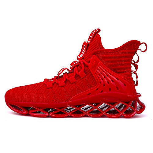 Image of Hello MrLin Men's Running Shoes Non Slip Athletic Tennis Walking Blade Type Sneakers Hip Hop