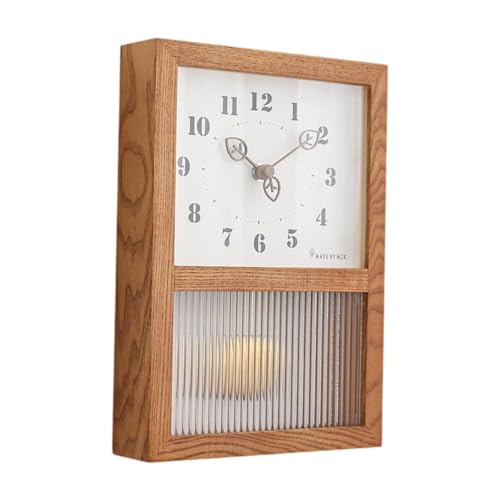 Horloge de bureau silencieuse anti tic-tac pour salon et bureau