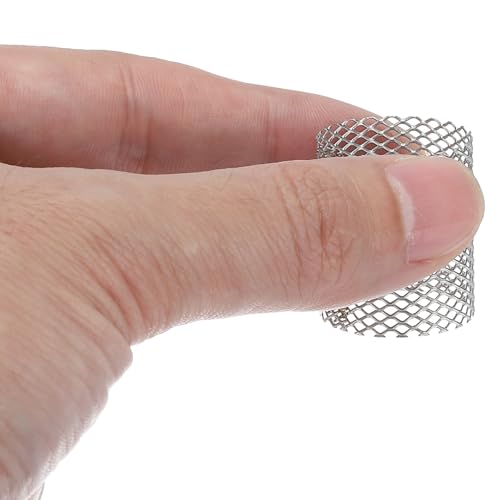 Image of PATIKIL 4 Pcs 22mm OD Strainer Mesh, 25mm H Screen Y Shaped Strainer Filter Valve Mesh Screen 304 Stainless Steel Strainer Mesh for Debris Pump Water Oil Separation