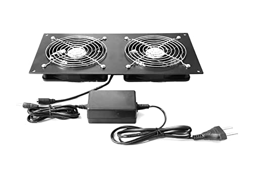Image of Fourdot Exhaust /Intake Cooling System For enclosed System /Drawer /Almirah /Rack For Home (12 Inch Model 2120)
