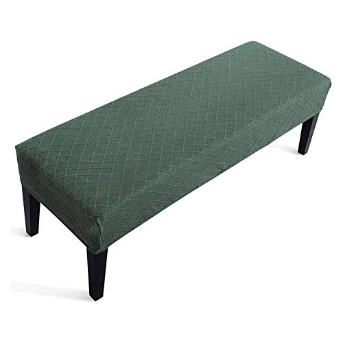 Tejido De Punto Cubierta De Banco Elástica, Suave Jacquard Bench Cover Extraíble Lavable Protector De Muebles para Sala De Estar, Dormitorio,...