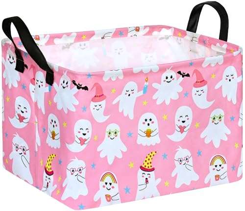 Image of Rectangle Gift Shelf Nursery Storage Basket Laundry Hamper Storage Box and Bins for Home Clothes with Handles