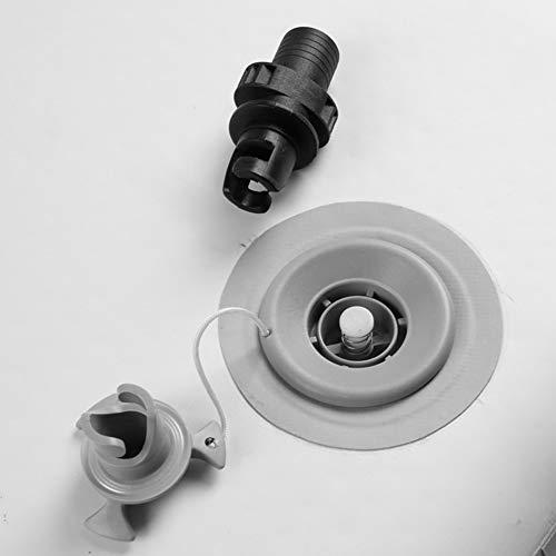 hAohAnwuyg Sup Air Valve Adapter, Air Pump Adapter Hose and Valve Connector for Inflatable Boats Paddle Board Kayak Canoe