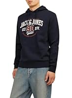 JACK & JONES Male Kapuzenpullover Logo Kapuzenpullover