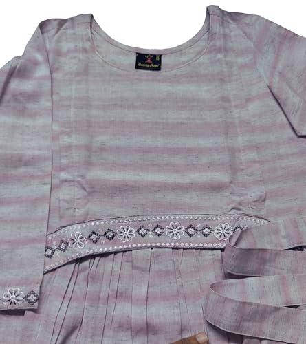 Image of DUMMY SHAPE Maternity Gown for Women | Floral Anarkali Flare Kurta with Dual Nursing Zippers | Pregnancy & Breastfeeding | Feeding Kurtis | Baby Shower | Mom to Be Gifts for Pregnant Woman