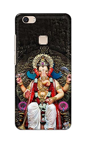 Image of PRINTFIDAA Lord Ganesh Bappa Moriya Printed Designer Hard Back Case Cover for Vivo V7 Plus /Vivo Y79 / Vivo Z10 (5.99 inch) -(SF) MVN1010