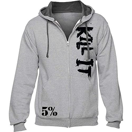 5% Nutrition Rich Piana Men's Bodybuilding Weightlifting Workout Gym Full Zip Up Hoodie Pullover Hoodie