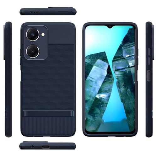 Image of Shockproof Case | Full Camera Protection | TPU Flexible Back Cover for Vivo Y18 4G / Y18e 4G / Y28s 5G / Y28e 5G / Y03 4G / T3 Lite 5G / Z9 Lite 5G (Steel Blue)