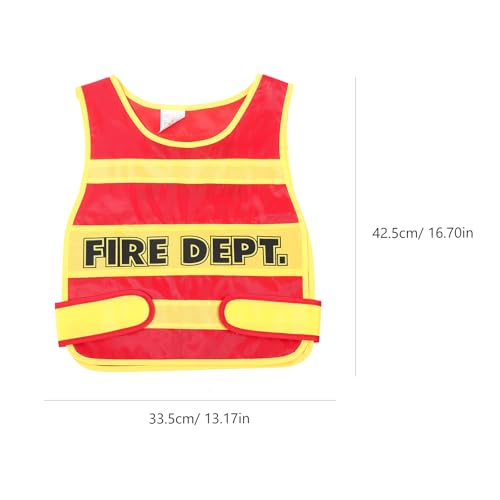 Chaleco Disfraz de Bombero para Niños VALICLUD miniatura 5