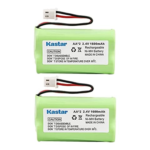 Kastar 2 Pack 2.4V Phone Battery Cover