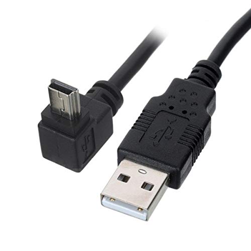 chenyang Mini USB Cable USB 2.0 Male to Mini USB 5 Pin Male 90 Degree UP Angled Charging Data Transfer Extension Cable 0.5M - Image 4