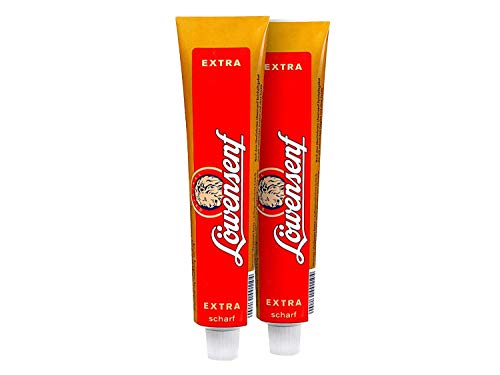 Löwensenf Senape tedesca extra piccante - 2 x 200 ml - Germania