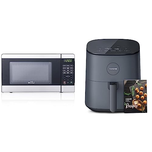 Willz WLCMV207S2-07 Countertop Small Microwave Oven with 6 Preset Cooking...