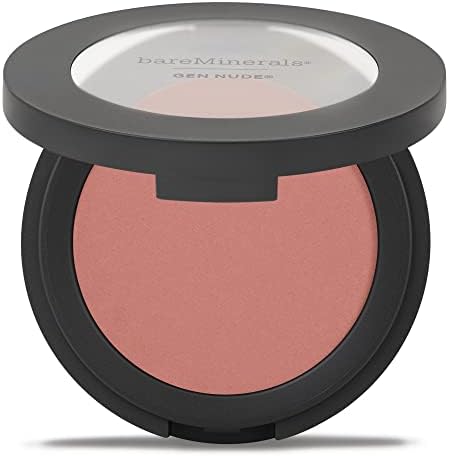 bareMinerals Gen Nude Powder Blush, Mineral-Based Pressed Powder Blush, All Day Wear, Buildable Coverage, Matte Soft Focus Finish, Talc-Free, Vegan