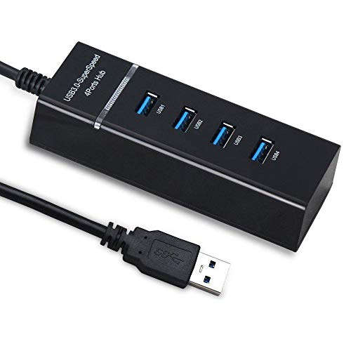 GYORGKSHI Ps4/Ps4 Slim/Ps4 Pro Hub,Anrain 4 Port USB 3.0 Hub High Speed USB